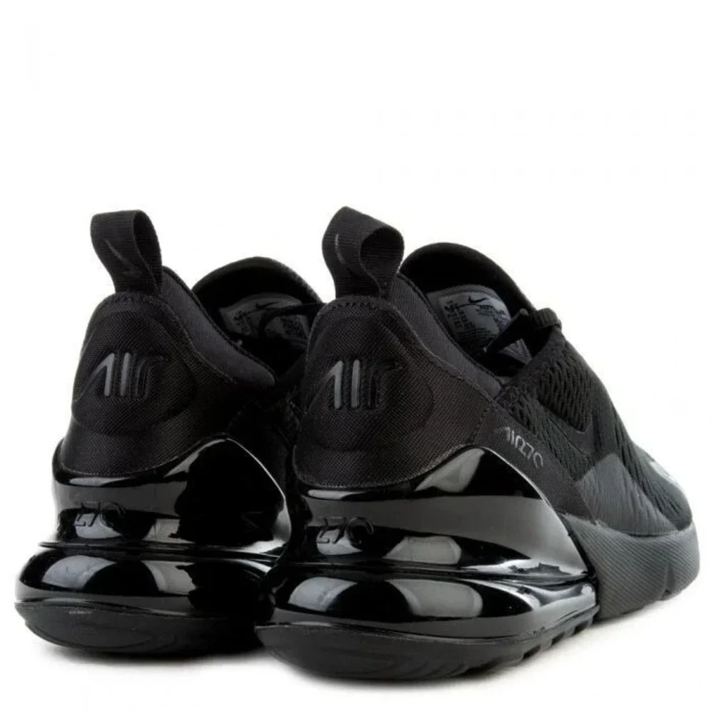 Nike Air Max 270 (GS) Triple Black Sneakers Shoes Size 4Y Womens 6 BQ5776 001